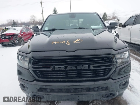 2019 Ram 1500 Big Horn/Lone Star with VIN 1C6RRFFG8KN889535, listed as a IAAI auction lot 41356868 with 53,197 mi miles. Bid and sale history available at carsss.com. Image 12.