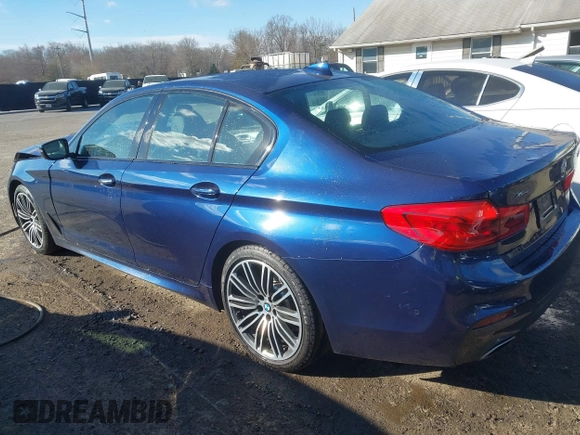 2017 BMW 5 Series 530i xDrive with VIN WBAJA7C32HG907106, listed as a IAAI auction lot 41020855 with 70,650 mi miles and . Bid and sale history available at carsss.com. Image 3.