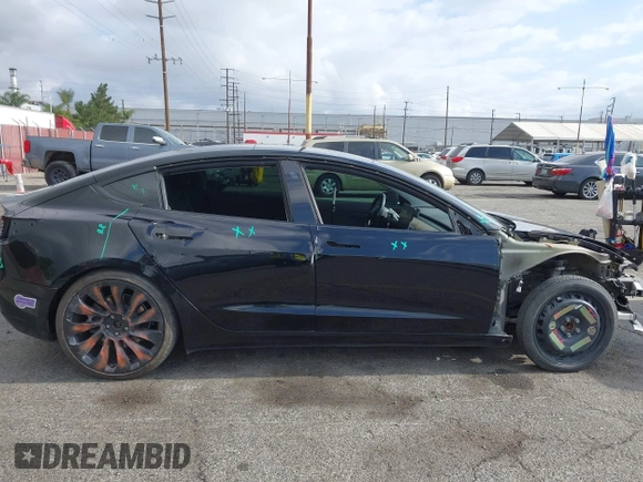 2019 Tesla Model 3 Mid Range with VIN 5YJ3E1EA3KF415601, listed as a IAAI auction lot 42125393 with 150,220 mi miles and . Bid and sale history available at carsss.com. Image 21.