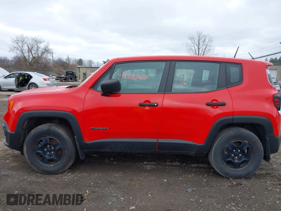 2018 Jeep Renegade Sport with VIN ZACCJBAHXJPH26826, listed as a IAAI auction lot 41784702 with 65,621 mi miles and . Bid and sale history available at DreamBid. Image 14.