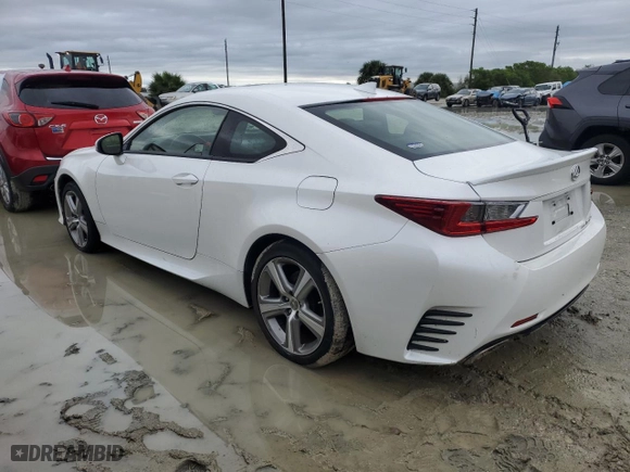 2015 Lexus RC 350 with VIN JTHSE5BC0F5000900, listed as a Copart auction lot 74698454 with 0 mi miles and Salvage Title. Bid and sale history available at carsss.com. Image 2.