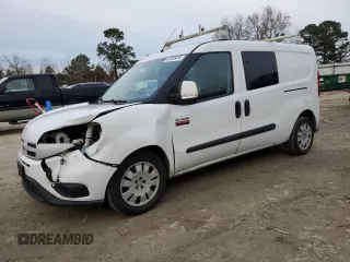 2016 Ram ProMaster City Cargo Tradesman SLT with VIN ZFBERFBTXG6C61624, listed as a Copart auction lot 82355454 with 123,677 mi miles and Salvage title. Bid and sale history available at DreamBid. Image 1.