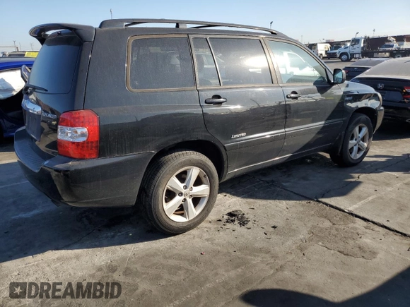 2007 Toyota Highlander Hybrid with VIN JTEGW21A370023066, listed as a Copart auction lot 87265684 with 152,857 mi miles and Non Repairable. Bid and sale history available at carsss.com. Image 3.