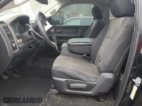 2012 Ram 1500 Express with VIN 3C6JD7AT2CG280229, listed as a Copart auction lot 48588635 with 91,019 mi miles and Salvage Title. Bid and sale history available at carsss.com. Image 7.