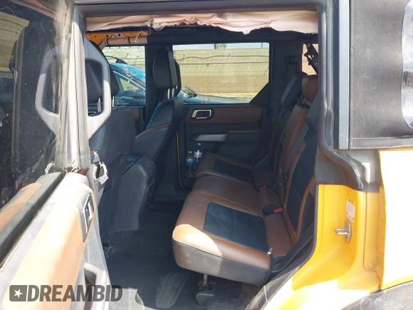 2021 Ford Bronco with VIN 1FMEE5BPXMLA93172, listed as a IAAI auction lot 42109487 with Not Provided miles and . Bid and sale history available at DreamBid. Image 8.