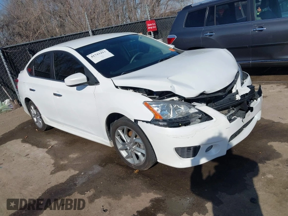 2014 Nissan Sentra S with VIN 3N1AB7AP3EY274490, listed as a IAAI auction lot 41743413 with 94,304 mi miles and . Bid and sale history available at DreamBid. Image 1.