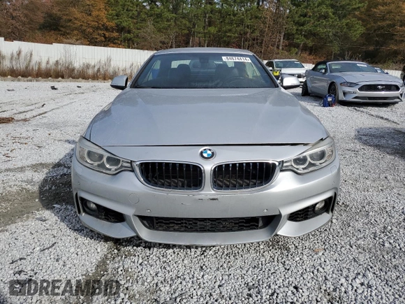 2014 BMW 4 Series 428i with VIN WBA3V7C58EJ873038, listed as a Copart auction lot 84674414 with 125,709 mi miles and Clean title. Bid and sale history available at DreamBid. Image 5.