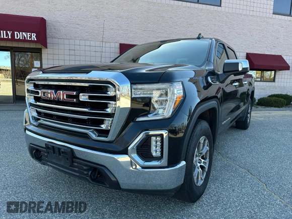 2022 GMC Sierra 1500 SLT with VIN 3GTU9DED6NG150613, listed as a Copart auction lot 60988005 with 335,056 mi miles and Clean title. Bid and sale history available at DreamBid. Image 2.