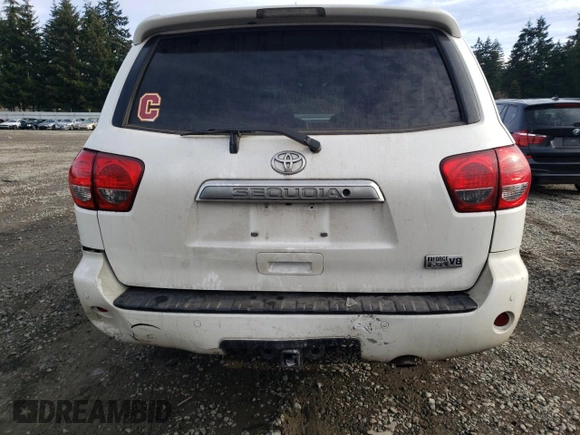 2017 Toyota Sequoia Platinum with VIN 5TDDY5G14HS148117, listed as a Copart auction lot 41897185 with 146,637 mi miles and Salvage Title. Bid and sale history available at carsss.com. Image 6.