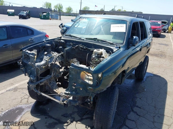 2001 Toyota 4Runner SR5 with VIN JT3HN86R719055071, listed as a IAAI auction lot 41998301 with 1 mi miles. Bid and sale history available at carsss.com. Image 6.