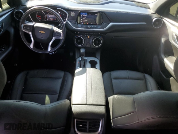 2021 Chevrolet Blazer LT with VIN 3GNKBDR41MS510296, listed as a Copart auction lot 43761245 with 47,009 mi miles and Salvage title. Bid and sale history available at DreamBid. Image 8.
