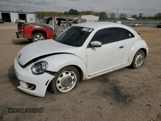 2015 Volkswagen Beetle Fleet Edition with VIN 3VWF17AT9FM606814, listed as a Copart auction lot 51005605 with Not provided miles and Salvage title. Bid and sale history available at DreamBid. Image 1.