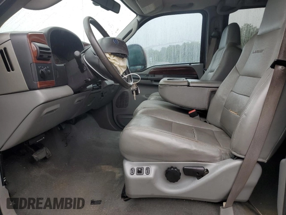 2006 Ford F-250 XL with VIN 1FTSW21P16EC90761, listed as a Copart auction lot 58697695 with 217,411 mi miles and Salvage title. Bid and sale history available at DreamBid. Image 7.