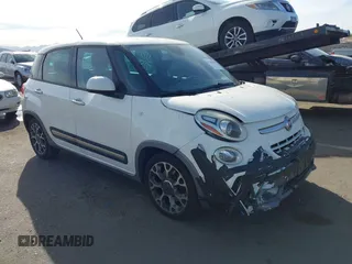 2014 FIAT 500L Trekking with VIN ZFBCFADH9EZ010937, listed as a IAAI auction lot 41385156 with 166,593 mi miles and . Bid and sale history available at DreamBid. Image 1.