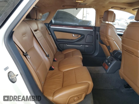 2010 Audi A8 with VIN WAURVAFA6AN007163, listed as a Copart auction lot 81377074 with 158,919 mi miles and Clean title. Bid and sale history available at DreamBid. Image 10.