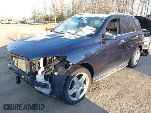 2015 Mercedes-Benz M 400 with VIN 4JGDA5GB3FA469911, listed as a IAAI auction lot 41411088 with 77,308 mi miles and . Bid and sale history available at DreamBid. Image 2.