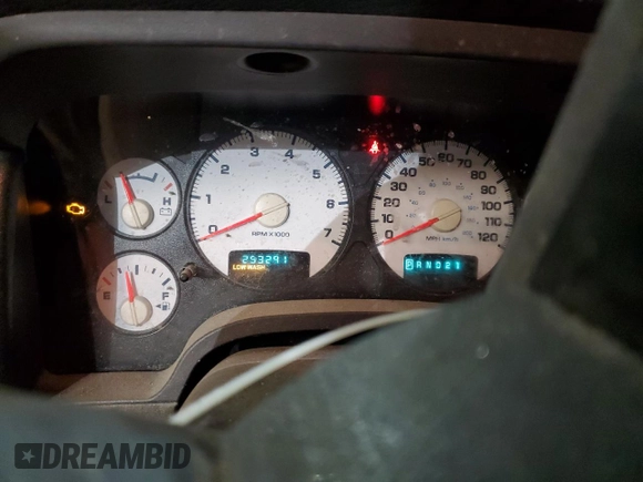 2004 Dodge 1500 SLT with VIN 1D7HA18N34S772210, listed as a Copart auction lot 48571325 with 253,291 mi miles and Salvage Title. Bid and sale history available at DreamBid. Image 9.