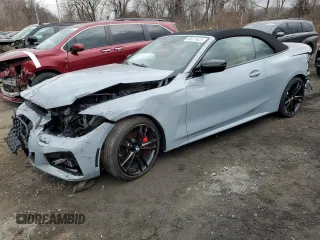 2024 BMW 4 Series M440i xDrive с VIN WBA63AT06RCP05994, выставлен на аукционе Copart как лот 48021625 с пробегом 5 077 миль миль и Списание • Salvage title. История ставок и продаж доступна на DreamBid. Изображение 1.