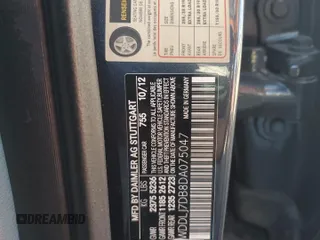 2013 Mercedes-Benz CLS 550 with VIN WDDLJ7DB8DA075047, listed as a Copart auction lot 63877035 with Not provided miles and Clean title. Bid and sale history available at DreamBid. Image 12.