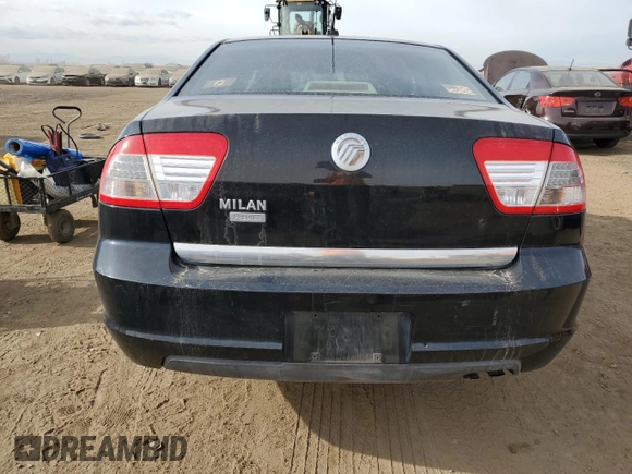 2008 Mercury Milan Premier with VIN 3MEHM08Z38R661431, listed as a Copart auction lot 82615994 with 0 mi miles and Salvage Title. Bid and sale history available at carsss.com. Image 6.