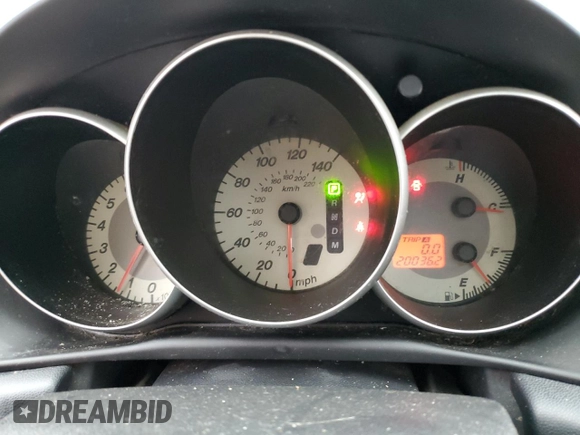 2008 Mazda 3 i Sport with VIN JM1BK12F981786106, listed as a Copart auction lot 85446424 with 200,362 mi miles and Salvage Title. Bid and sale history available at DreamBid. Image 9.
