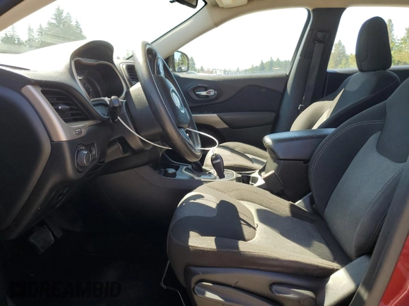 2017 Jeep Cherokee Sport with VIN 1C4PJMABXHD230619, listed as a Copart auction lot 64120275 with 101,327 mi miles and Salvage title. Bid and sale history available at DreamBid. Image 7.
