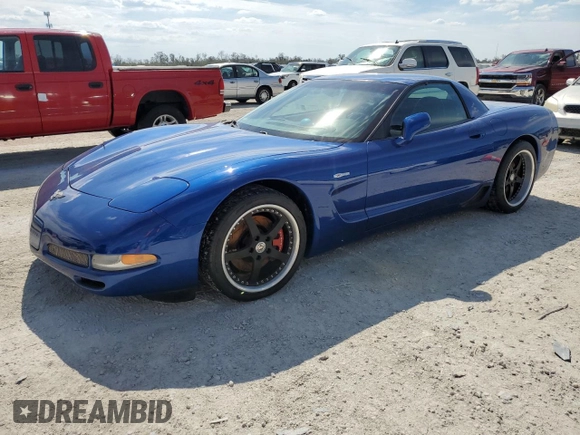 2003 Chevrolet Corvette Z06 with VIN 1G1YY12S835108625, listed as a Copart auction lot 78138834 with 0 mi miles and Salvage Title. Bid and sale history available at carsss.com. Image 1.