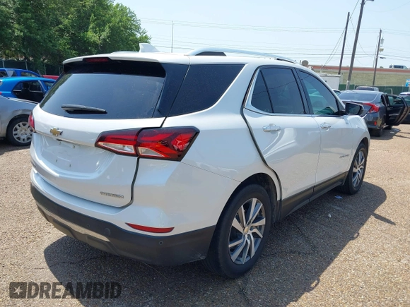 2022 Chevrolet Equinox Premier с VIN 3GNAXNEV2NS203982, выставлен на аукционе IAAI как лот 41937551 с пробегом 41 134 миль миль и . История ставок и продаж доступна на DreamBid. Изображение 4.