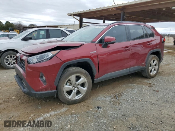 2021 Toyota RAV4 Hybrid LE with VIN 4T3B6RFV6MU040003, listed as a Copart auction lot 47873915 with 93,511 mi miles and Salvage Title. Bid and sale history available at carsss.com. Image 1.