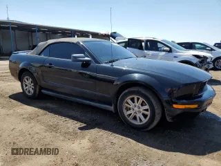 2008 Ford Mustang Deluxe with VIN 1ZVHT84N985193520, listed as a Copart auction lot 56186525 with 140,483 mi miles and Salvage title. Bid and sale history available at DreamBid. Image 4.