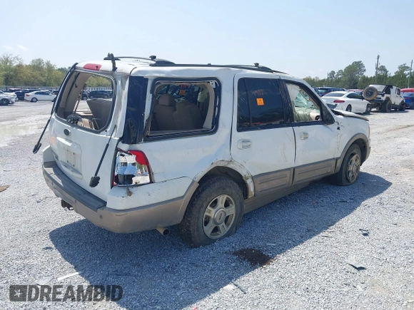 2003 Ford Expedition Eddie Bauer with VIN 1FMFU18LX3LC55692, listed as a IAAI auction lot 41913797 with 343,780 mi miles. Bid and sale history available at carsss.com. Image 4.