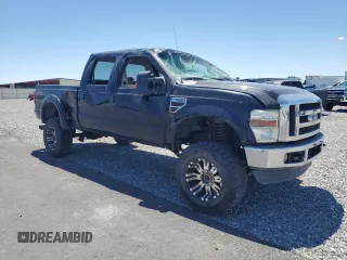 2008 Ford F-350 XL with VIN 1FTWW31R18ED24242, listed as a Copart auction lot 57107735 with Not provided miles and Salvage title. Bid and sale history available at DreamBid. Image 4.
