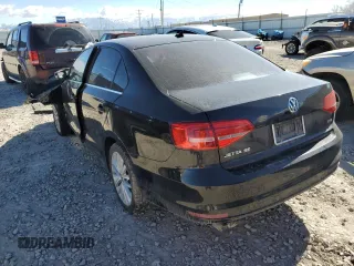 2015 Volkswagen Jetta Sedan 1.8T SE w/Connectivity with VIN 3VWD07AJXFM239480, listed as a Copart auction lot 47107385 with 0 mi miles and Salvage Title. Bid and sale history available at carsss.com. Image 2.