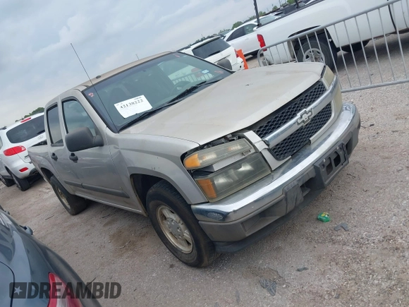 2007 Chevrolet Colorado 2LT with VIN 1GCCS13E578223845, listed as a IAAI auction lot 42138222 with Not Provided miles and . Bid and sale history available at DreamBid. Image 1.