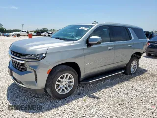 2023 Chevrolet Tahoe LT with VIN 1GNSCNKD5PR338827, listed as a Copart auction lot 58470215 with 22,909 mi miles and Salvage title. Bid and sale history available at DreamBid. Image 1.