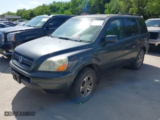2004 Honda Pilot EX with VIN 2HKYF18564H505136, listed as a IAAI auction lot 42101753 with 236,696 mi miles. Bid and sale history available at carsss.com. Image 2.