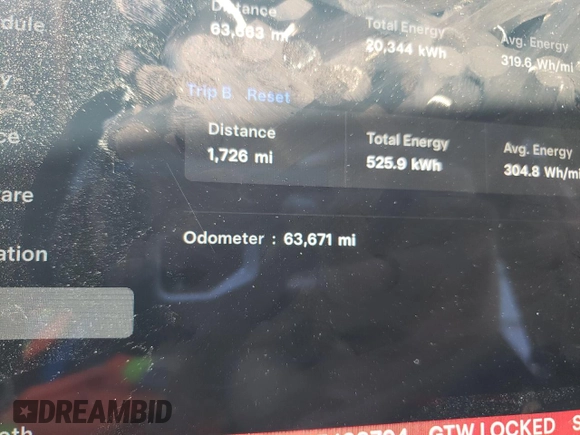 2021 Tesla Model S Plaid with VIN 5YJSA1E64MF438794, listed as a Copart auction lot 56903365 with 63,671 mi miles and Salvage title. Bid and sale history available at DreamBid. Image 9.