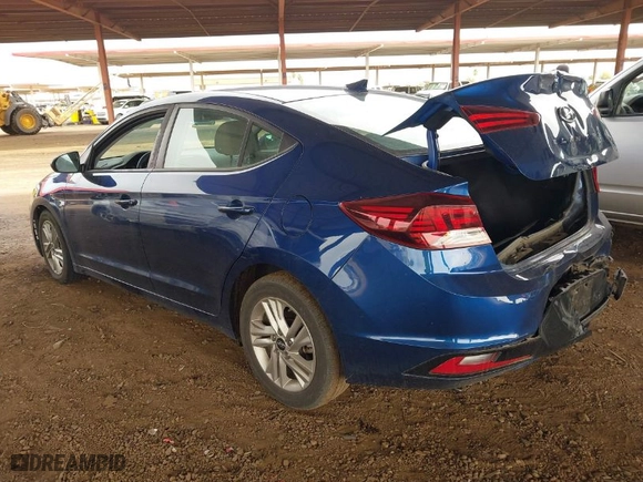 2020 Hyundai Elantra Value Edition with VIN 5NPD84LF5LH561643, listed as a IAAI auction lot 41809061 with 88,270 mi miles. Bid and sale history available at carsss.com. Image 3.