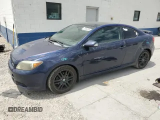 2007 Scion tC Spec with VIN JTKDE177370162302, listed as a Copart auction lot 62960395 with 166,186 mi miles and Salvage title. Bid and sale history available at DreamBid. Image 1.