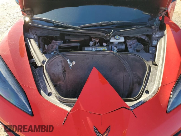 2024 Chevrolet Corvette 2LT with VIN 1G1YB2D43R5120454, listed as a Copart auction lot 81059734 with 17,060 mi miles and Salvage title. Bid and sale history available at DreamBid. Image 11.