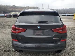 2020 BMW X3 M40i with VIN 5UXTY9C06L9C90087, listed as a Copart auction lot 46677165 with 41,644 mi miles and Salvage Title. Bid and sale history available at DreamBid. Image 6.
