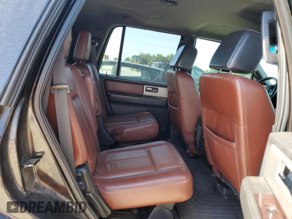 2014 Ford Expedition King Ranch z VIN 1FMJU1J50EEF14834, wystawiony jako Copart lot #56330715 z przebiegiem 159 420 mil mil oraz Szkoda całkowita • Salvage title. Historia ofert i sprzedaży dostępna na DreamBid. Obrazek 11.