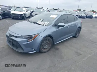 2021 Toyota Corolla LE with VIN JTDEPMAE1MJ118836, listed as a IAAI auction lot 41261340 with 1 mi miles. Bid and sale history available at carsss.com. Image 2.