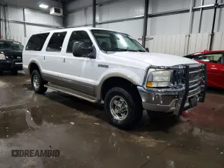 2002 Ford Excursion Limited z VIN 1FMNU43S22EB80551, wystawiony jako Copart lot #44629455 z przebiegiem 182 013 mil mil oraz Szkoda całkowita • Salvage title. Historia ofert i sprzedaży dostępna na DreamBid. Obrazek 4.