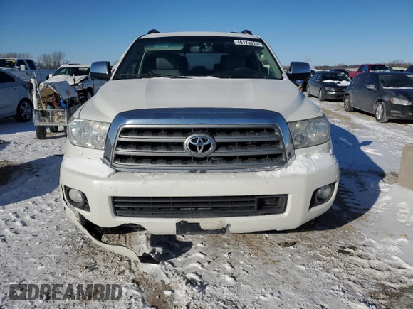 2016 Toyota Sequoia Platinum with VIN 5TDDW5G17GS147483, listed as a Copart auction lot 46174615 with 201,284 mi miles and Salvage Title. Bid and sale history available at carsss.com. Image 5.