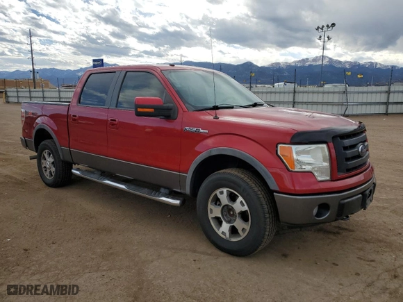 2009 Ford F-150 XL with VIN 1FTPW14V49FA52329, listed as a Copart auction lot 50773225 with 159,519 mi miles and Clean Title. Bid and sale history available at carsss.com. Image 4.
