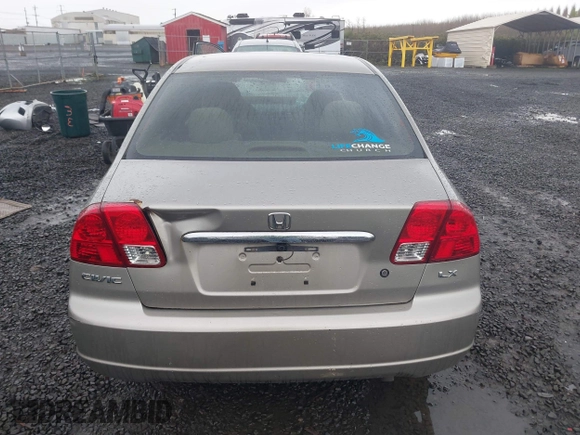 2003 Honda Civic LX with VIN 2HGES16553H620059, listed as a IAAI auction lot 41967662 with 119,918 mi miles and . Bid and sale history available at DreamBid. Image 17.