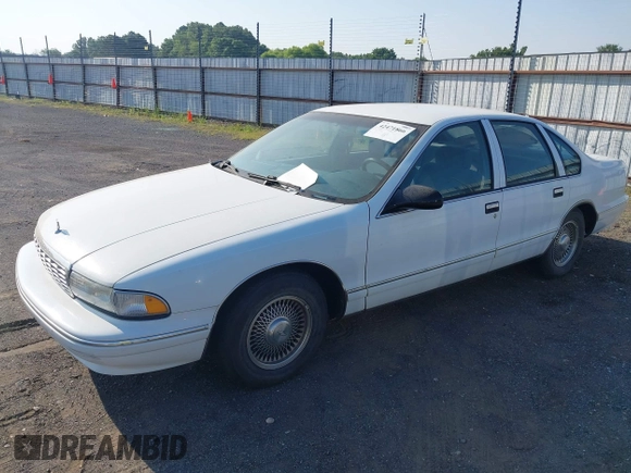1995 Chevrolet Caprice z VIN 1G1BL52W0SR183101, wystawiony jako IAAI lot #42471866 z przebiegiem 158 647 mil mil oraz . Historia ofert i sprzedaży dostępna na DreamBid. Obrazek 2.