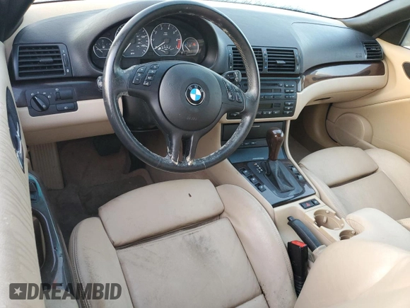 2003 BMW 3 Series 330Ci with VIN WBABS53413JU98493, listed as a Copart auction lot 74194424 with 0 mi miles and Non Repairable. Bid and sale history available at carsss.com. Image 8.