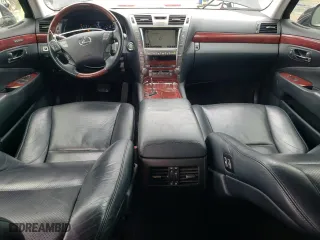 2008 Lexus LS 460 with VIN JTHBL46F285071040, listed as a Copart auction lot 64237634 with 129,550 mi miles and Salvage Title. Bid and sale history available at carsss.com. Image 8.